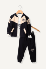 1985 Yazılı 3'lü Erkek Çocuk Eşofman Takımı - Görsel 4