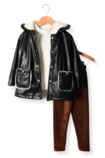 Ceketli Üçlü Kız Çocuk Takımı - Görsel 4