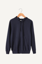 Kapüşonlu Erkek Çocuk Fermuarlı Okul Hırkası