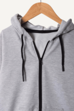 Kapüşonlu Erkek Çocuk Fermuarlı Okul Hırkası - Görsel 13