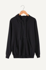 Kapüşonlu Erkek Çocuk Fermuarlı Okul Hırkası - Görsel 4