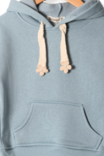 Çiçek Detaylı Kapüşonlu Kız Çocuk Eşofman Takım - Görsel 5