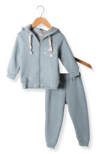 Sevimli Ayıcık Detaylı Kapüşonlu Kız Çocuk Eşofman Takımı - Görsel 15