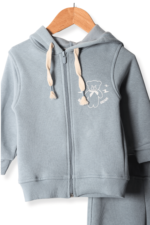 Sevimli Ayıcık Detaylı Kapüşonlu Kız Çocuk Eşofman Takımı - Görsel 17