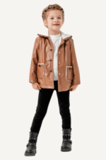 Ceketli Üçlü Kız Çocuk Takımı - Görsel 2