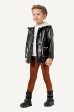 Ceketli Üçlü Kız Çocuk Takımı - Görsel 3