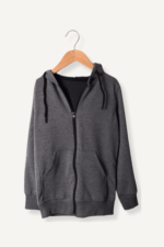 Kapüşonlu Erkek Çocuk Fermuarlı Okul Hırkası - Görsel 8