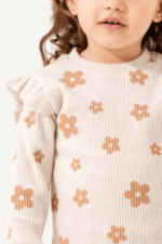 Şirin Çiçek Desenli Kız Çocuk Takımı - Görsel 13