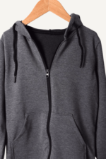 Kapüşonlu Erkek Çocuk Fermuarlı Okul Hırkası - Görsel 11