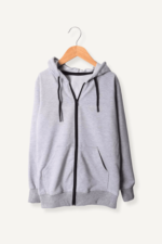 Kapüşonlu Erkek Çocuk Fermuarlı Okul Hırkası - Görsel 12