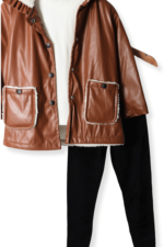 Ceketli Üçlü Kız Çocuk Takımı - Görsel 12