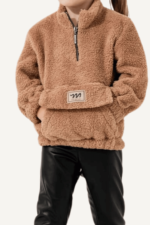 Peluş Sweatshirt Kız Çocuk İkili Takım - Görsel 10