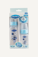 Baby Time 3'lü PP Plastik Biberon Seti BT209