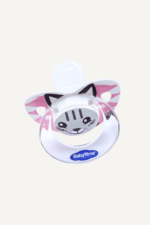 Babytime Damaklı Desenli Şeffaf Emzik BT143 0-6 Ay Pembe - Görsel 2