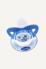Babytime Damaklı Desenli Mat Emzik BT137 0-6 Ay Mavi
