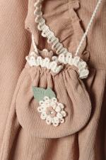 Biminik Çantalı Fırfırlı Kız Bebek Elbise - Görsel 12