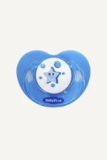 Babytime Damaklı Desenli Mat Emzik BT137 0-6 Ay Mavi - Görsel 2