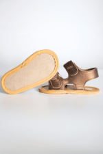 Papulin Parlak Detaylı Çırtlı Kız Bebek Sandalet - Görsel 6