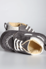 Papulin Baby El Dikişi Detaylı Erkek Bebek İlk Adım Ayakkabısı - Görsel 4