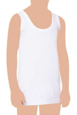 Seher Çocuk Penye Atlet 12'li Paket Beyaz - Görsel 2