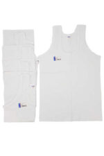 Seher Çocuk Penye Atlet 12'li Paket Beyaz