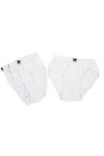 Tutku Çocuk Penye Kom 12'li Paket Beyaz