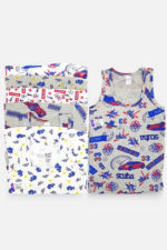 Sedef Çocuk Empirme Desenli Atlet 12'li Paket - Görsel 2