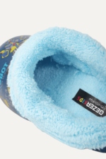 İçi Pelüşlü Erkek Çocuk Kışlık Ev Terliği - Görsel 5