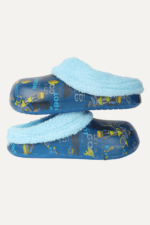 İçi Pelüşlü Erkek Çocuk Kışlık Ev Terliği - Görsel 2