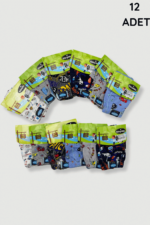 Gür Yıldız Erek Çocuk Emprime Boxer 12'li