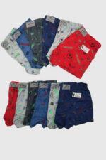 Gümüş Çocuk Desenli Boxer 12'li Paket - Görsel 2