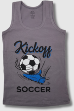 Gümüş Erkek Çocuk Baskılı Atlet 6'lı Paket - Görsel 4