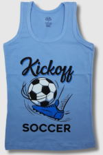 Gümüş Erkek Çocuk Baskılı Atlet 6'lı Paket - Görsel 7