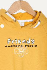 Friends Baskılı Kapüşonlu Kız Çocuk Sweatshirt - Görsel 12