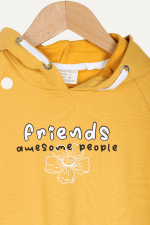 Friends Baskılı Kapüşonlu Kız Çocuk Sweatshirt - Görsel 11