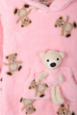 Cep Ayıcık Oyuncaklı Pelüş Kız Çocuk Sweatshirt - Görsel 10