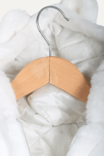 Kulaklı Kapüşonlu Yumuşacık Peluşlu Kız Çocuk Yelek - Görsel 3