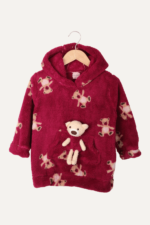 Cep Ayıcık Oyuncaklı Pelüş Kız Çocuk Sweatshirt - Görsel 5