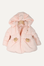 Cep Ayıcık Oyuncaklı Kız Bebek Mont