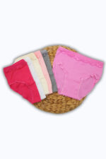 Tutku Kız İncebel Pınar Bikini 12'li Paket Karışık Renk - Görsel 3