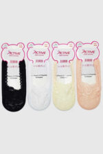 Active Kız Çocuk File Babet 12'li Paket Karışık Renk