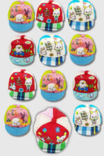 Bebe İthal Şapka 12'li Paket Karışık Renk - Görsel 2