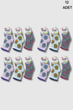 Berka Kız Bebe Çorap 12li Paket - Görsel 2