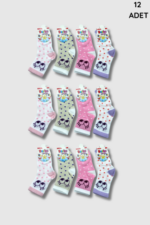 Berka Kız Bebe Çorap 12li Paket - Görsel 5