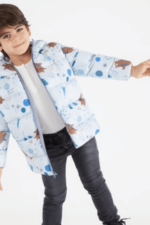 Ayı Desenli Erkek Çocuk Mont - Görsel 2