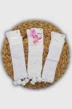 İnaltun Kız Çocuk Aksesuarlı Dizaltı Çorap 12li - Görsel 2