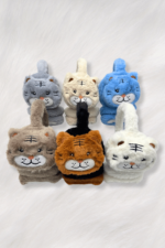 İşnar Çocuk Pelüş Kulaklık 12li Paket Koyu Renk - Görsel 2