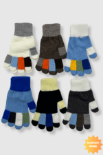 Likralı Erkek Çocuk Garson Eldiven 12'li - Görsel 2