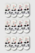 Öge Çocuk Babet Çorap 12'li Paket Karışık Renk - Görsel 9