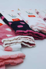 Vip Kız Çocuk Patik 12li Paket Karışık Renk - Görsel 4